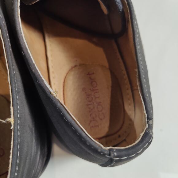 Dexter Comfort Men's Sz 8 Grey Suede Oxford Lace Up Shoes Office Dressy - Picture 6 of 9